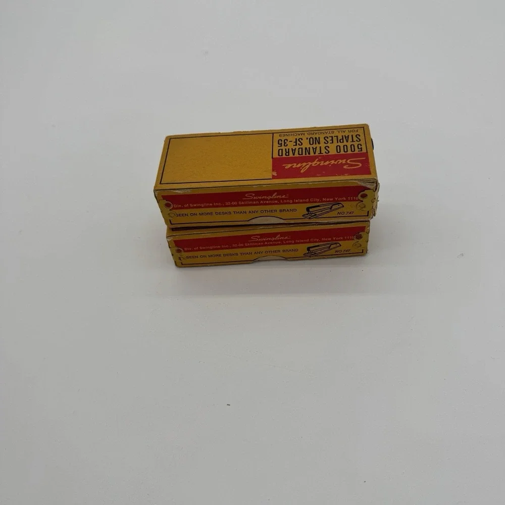 Vintage Swingline SF-35 Standard Staples No 747 5000 Lot‎ 2 Open Box